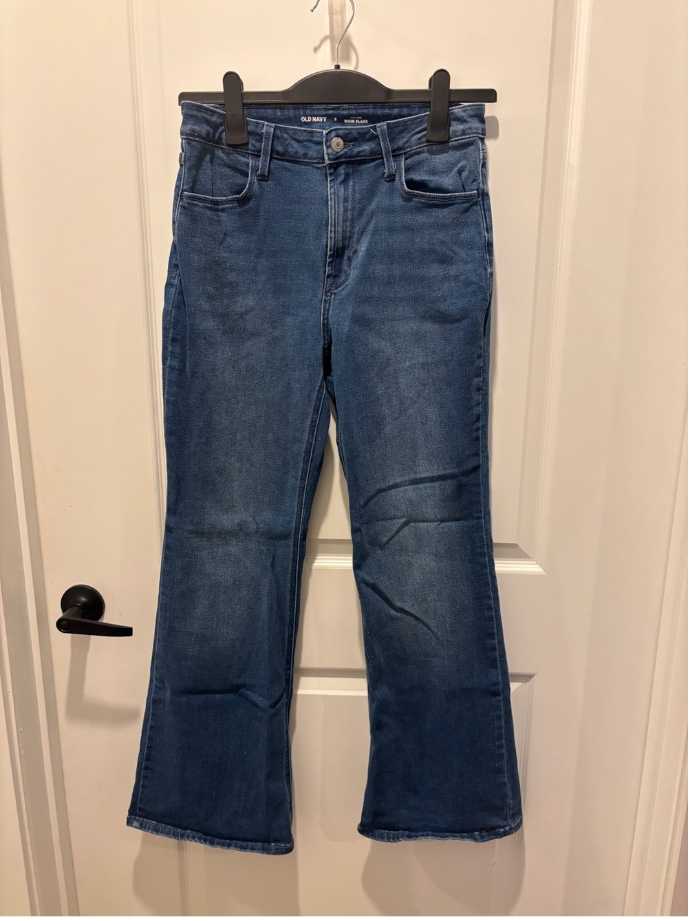 Old Navy Women's Dark Blue Flare Jeans